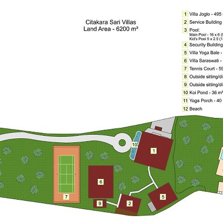 Oceanfront Citakara Sari Villas Candi Dasa  Ngoại thất bức ảnh