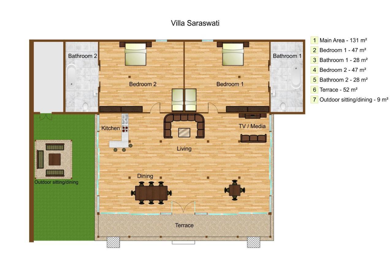 Oceanfront Citakara Sari Villas Candi Dasa  Ngoại thất bức ảnh